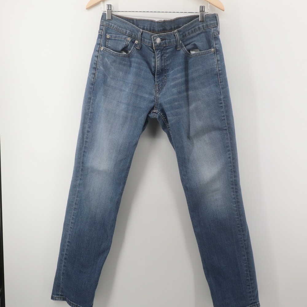 Levi's 511 Mens 32x30 Slim Fit Jeans Blue Medium Wash Denim Excellent